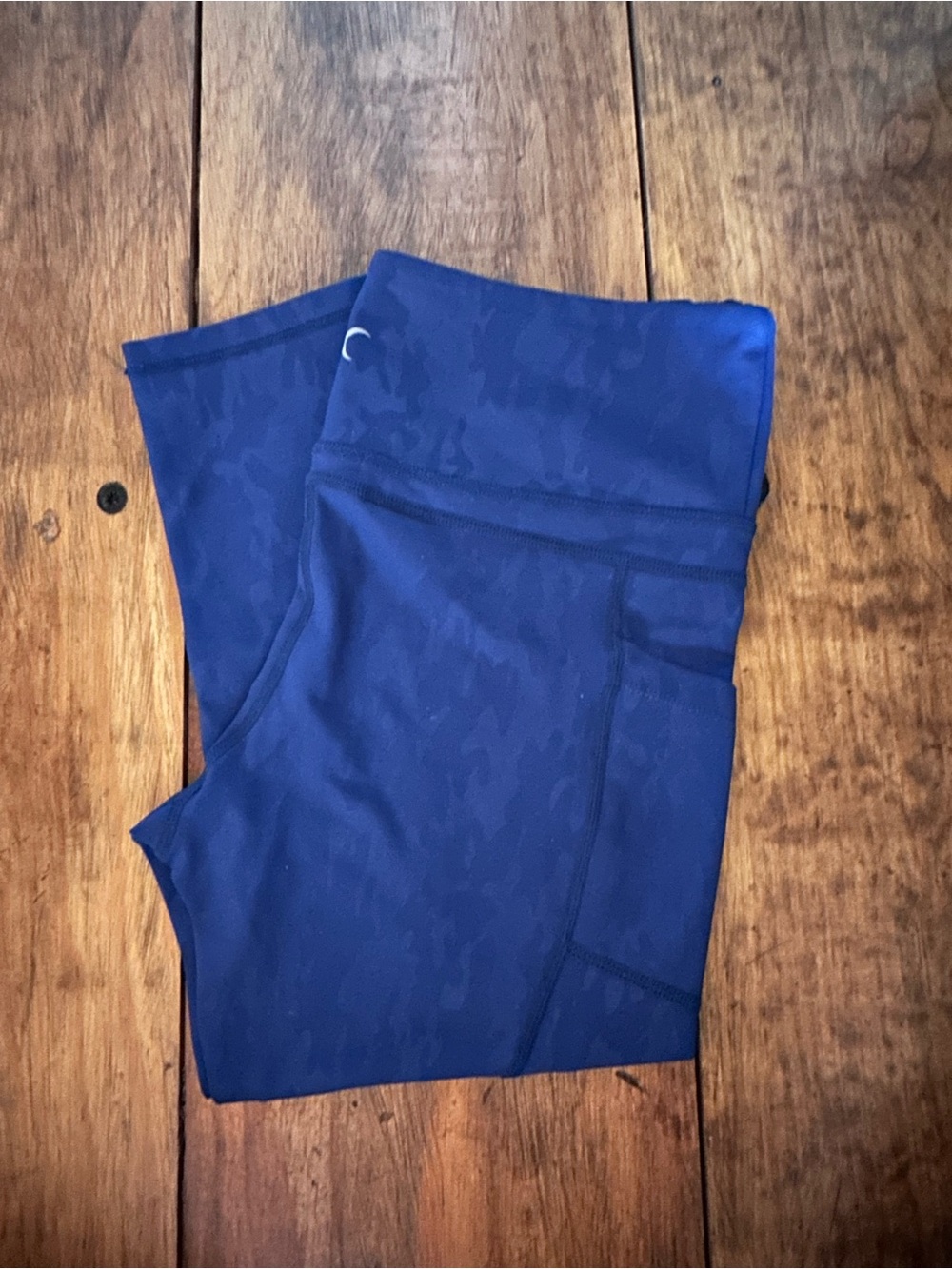 Zyia Blue Pocket Light n Tight Hi-rise Capri 20" Capri